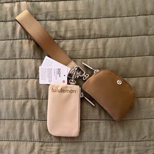 Lululemon Dual Pouch Wristlet Allspice + Trench